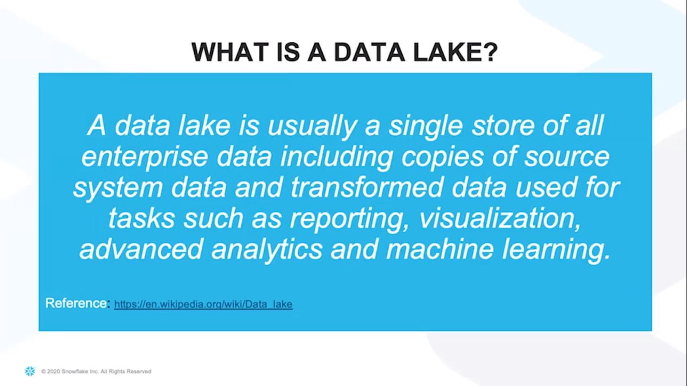 Webinar: 10 tips to ensure your data lake does not become a data swamp Webinar: 10 tips to ensure your data lake does not become a data swamp