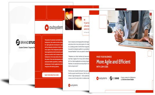Make your organization more agile and efficient with low-code Make your organization more agile and efficient with low-code