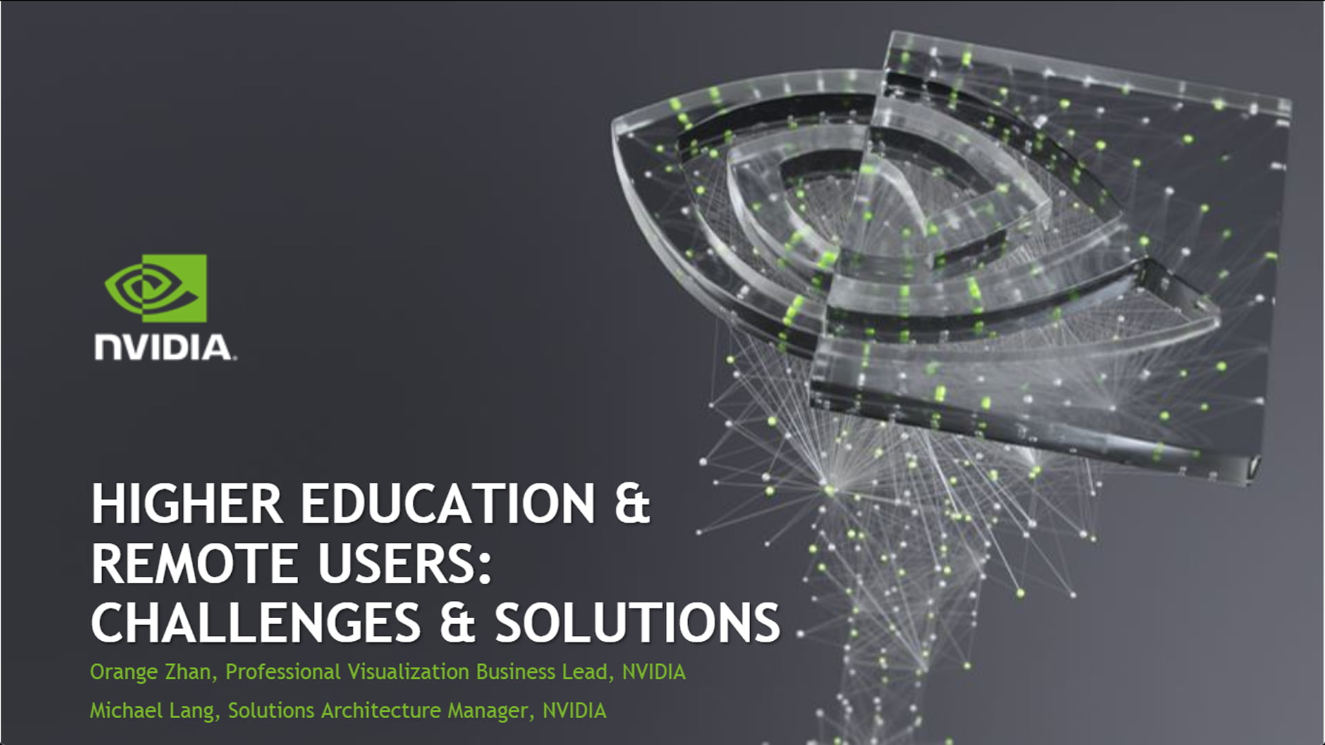 Powering the remote workforce with GPU-accelerated VDI Powering the remote workforce with GPU-accelerated VDI