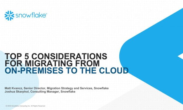 Webinar: Should you consider migrating from on-prem to the Cloud?