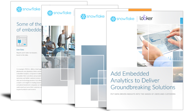 Add embedded analytics to deliver groundbreaking solutions