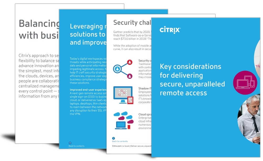 Key considerations for delivering secure, unparalleled remote access