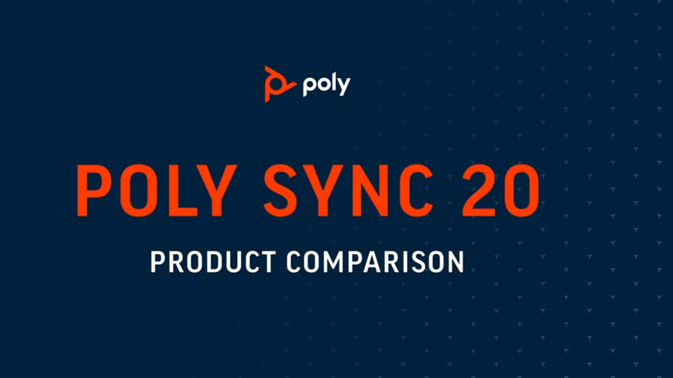 Competitive comparison: Poly Sync 20 vs Jabra Speak 510