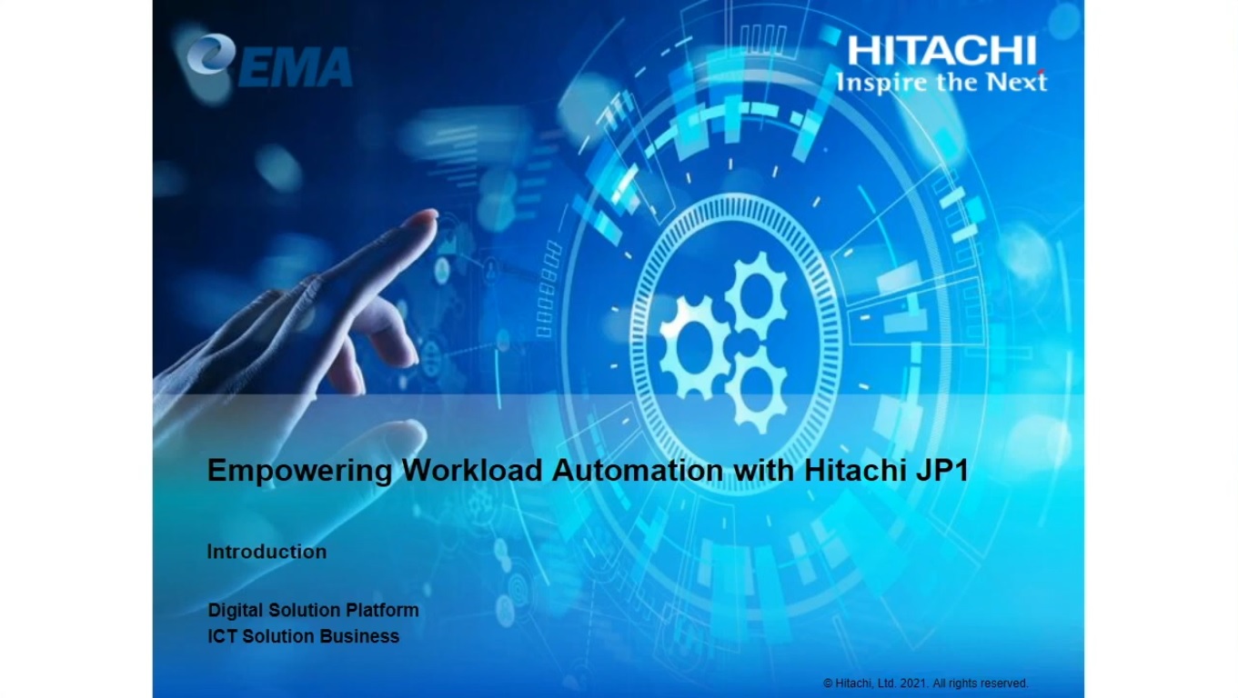 Empowering Workload Automation with Hitachi