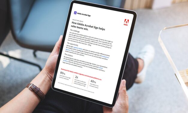 How Adobe Acrobat Sign Can Help Your Sales Team Win